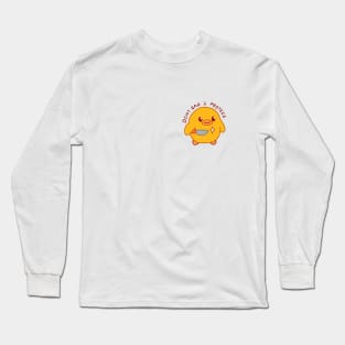 Duck With Knife Meme Long Sleeve T-Shirt